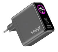 PROMOZIONE Celly 2USBC/USBA WALL CHARGR 100W DISPLAY Cod. TCSCREEN2C1A100