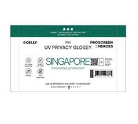 PROMOZIONE Celly 5 PZ UV PRIVACY GLOSSY SINGAPORE Cod. PROFILMPRO5UVPR