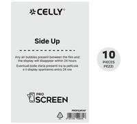 PROMOZIONE Celly PRO SCREEN FILM ANTIFINGER 10PZ Cod. PROFILM10AF Smartphone