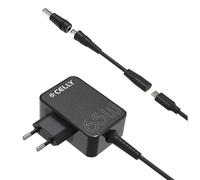 PROMOZIONE Celly TC USB-C 65W + ADAPTERS Cod. TCTIPS65WBK Rete
