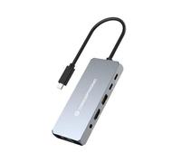 Conceptronic Replicatore di porte e docking station DONN22G USB 3.2 Gen 2 Type-C 100 W 8K Grigio