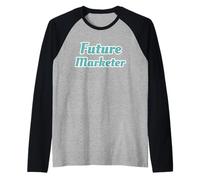 Promozione degli analisti di Marketing Digitale del Futuro Marketing Maglia con Maniche Raglan