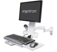 Supporto da parete per TV a schermo piatto Ergotron 200 Series Combo Arm 61 cm (24") Bianco [45-230-216]