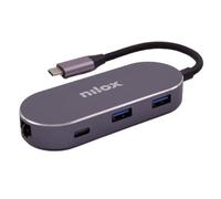 PROMOZIONE Nilox MINI DOCKING STAT HDMI 3USB PD ETH Cod. NXDSUSBC02 Docking Sta