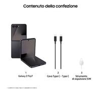 PROMOZIONE Samsung GALAXY Z FLIP7 12+512GB BLACK Cod. SM-F766BZKHEUE