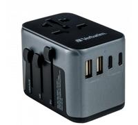 PROMOZIONE Verbatim UNIVERSAL TRAVEL ADAPTER 30W PD Cod. 49545