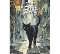 Prompt Chat sur Toile: Imagine l’art chatoyant dans la Galerie de Babel
