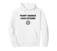Prompt Engineer Chaos Designer - Ingegneria AI Divertente Felpa con Cappuccio