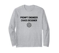 Prompt Engineer Chaos Designer - Ingegneria AI Divertente Maglia a Manica