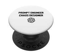 Prompt Engineer Chaos Designer - Ingegneria AI divertente PopSockets PopGrip Adesivo