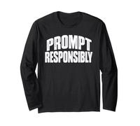 Prompt Responsabilmente AI Developer Prompt Engineer Maglia a Manica