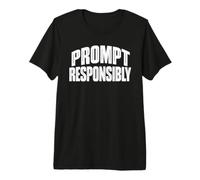Prompt Responsabilmente AI Developer Prompt Engineer Maglietta Premium