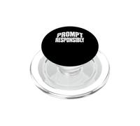 Prompt Responsabilmente AI Developer Prompt Engineer PopSockets PopGrip per MagSafe