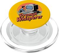 Prompt Whisperer Retro AI Ingegnere Vintage Computer PopSockets PopGrip per MagSafe
