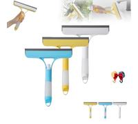 Promptanda Scraper, Independentl/Toknforaerd/Accustomedtoit 3 in 1 Window Cleaning Scraper,Alisanda Recyclable Silicone Window Squeegee Kit,Window Glass Cleaning Squeegee with Spray (3pcs)