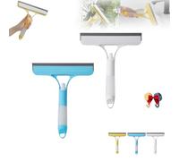 Promptanda Scraper, Independentl/Toknforaerd/Accustomedtoit 3 in 1 Window Cleaning Scraper,Alisanda Recyclable Silicone Window Squeegee Kit,Window Glass Cleaning Squeegee with Spray (2pcs-3)
