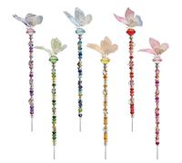 Promuovere i tronchi da giardino occupati dalle perle - Decorazione a farfalla per il prato del matrimonio Completo di progetti Stick Stimola il design creativo Flessibile Possibili usi