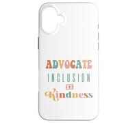 Promuovere l'inclusione e la gentilezza Bisogni speciali Diversità Amore Custodia per iPhone 16 Plus