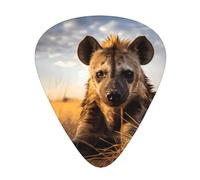 Prone Hyena Plettri per chitarra, set da 12 pezzi, tre diversi spessori per chitarra acustica elettrica e altri strumenti