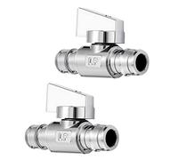 Pronese Confezione da 2 Propex espansione senza piombo, 1/2 pollici, F1960 x 1/2 "F1960 valvola di arresto ad angolo dritto, Pex A e porta completa per Uponor (Wirsbo), Sioux Chief