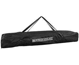 Pronomic Borsa BLT-125 per 2x Supporti per Casse o Luci, Cerniera robusta | Materiale idrorepellente e resistente allo strappo, Tracolla rinforzata, Lunghezza max supporto: 125 cm, Altezza: ca. 20 cm