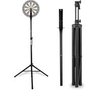 Pronomic DA-45S Supporto Per Bersaglio Darts (Supporto Per Dartboard, Supporto Per Darts In Acciaio Verniciato A Polvere, Altezza Regolabile Continuamente) Nero