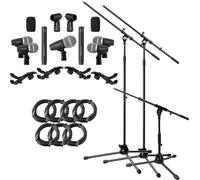 Pronomic DMS-7 Set Microfoni per Batteria, Microfono Cassa DMS-7A