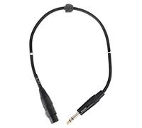 Pronomic JSXF-0.5 Cavo audio patch - cavo adattatore bilanciato - XLR femmina a jack stereo 6,3mm - lunghezza 0,5 m - per mixer, PA e effetti - nero