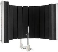 Pronomic MP-60 Micscreen: assorbitore/diffusore microfonico portatile, altezza regolabile. Schermo acustico per podcast, studio, registrazioni vocali e streaming. Compatibile con stativi 5/8"