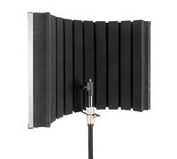 Pronomic MP-90 Micscreen - Assorbitore e Diffusore Microfono Portatile - Schermo Acustico ideale per Podcast, Studio, Registrazione Vocale e Streaming - Compatibile con Statvi Microfono 5/8"