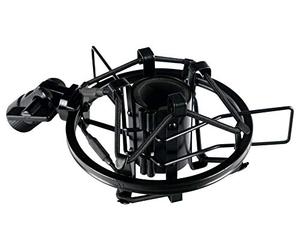 Pronomic MS-22 Supporto Antishock per Microfono a Condensatore 22-28mm | Supporto antishock nero per microfoni a condensatore, Riduce al minimo il rumore da calpestio, Ampie clip di serraggio