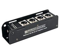 Pronomic NetCore SB-3M Multicore-Stagebox maschio - Stagebox con 4 prese XLR (maschio) su presa RJ45 - per la trasmissione di segnali analogici o digitali tramite cavo di rete