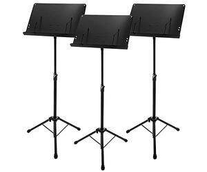 Pronomic OS-01C Leggio Orchestrale Chiuso Con Fermapagine 3x Set, 1 kg