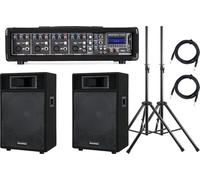 Pronomic PM42-115 StagePower Set Sistema Attivo, Mixer Amplificato