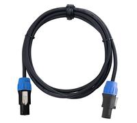 Pronomic pro-line BOXSP1-2.5 Cavo per Altoparlanti Compatibile Speakon 2 | Connettore: 2 Poli compatibile Speakon, Sezione conduttori: 2x 1, 5 mm², Lunghezza: 2, Colore guaina: Nero, Qualità Pronomic
