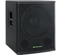 Pronomic SA-18 SUB Subwoofer Attivo - 1x Speaker 18" con aperture bass reflex - 600 Watt picco - max. SPL: 126 dB - Flangia 35mm - nero