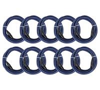 Pronomic Stage DMX3-10 Cavi DMX 10m Set da 10, Cavi DMX professionali