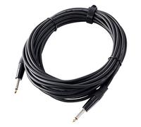 Pronomic Stage INST-10 Cavo per Strumenti Jack 10m nero, Connettori: jack 6 | Ideale come cavo di collegamento tra effetti ecc., 3 mm, Lunghezza: 10 m, Colore guaina: nero, Rame senza ossigeno