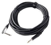 Pronomic Stage INST-A-10 Cavo per Strumenti Angolato 10m Nero, 3 mm | Connettori: jack 6, 3 mm (angolato) jack 6, 3 mm, Lunghezza: 10 m, Colore guaina: nero, Rame senza ossigeno, Colore: nero