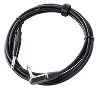 Pronomic Stage INST-A-3 Cavo per Strumenti Connettore Angolare 3 m nero | Connettori: jack 6, 3 mm (angolare) ? jack 6, 3 mm, Lunghezza: 3 m, Colore guaina: nero, Rame privo di ossigeno, Colore: nero