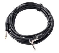 Pronomic Stage INST-A-6 Cavo per Strumenti Connettore Angolare 6 m Nero | Connettori: jack 6, 3 mm (angolare) ? jack 6, Lunghezza: 6 m, Colore guaina: nero, Rame privo di ossigeno, Sgancio a fascetta
