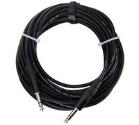Pronomic Stage INSTS-10 Cavo Jack Stereo (schermato simmetricamente, doppio conduttore, jack stereo 6,3 mm ⇒ jack stereo 6,3 mm, 10 m, nero)