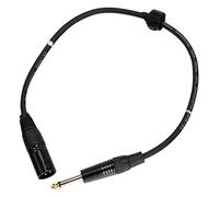 Pronomic Stage JMXM-0,5 Cavo Jack/XLR 0,5m (non bilanciato schermato, XLR maschio 3 poli su jack mono 6,3 mm) nero