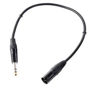 Pronomic Stage JXM-0.5 Cavo Stereo Jack/XLR 0, 5m Nero, Connettori: jack 6 | 3mm (stereo) ? XLR maschio 3 poli, Lunghezza: 0, Colore guaina: nero, Rame privo di ossigeno, Connettori saldati a mano