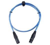 Pronomic Stage XFXM-Blue-1 cavo microfono XLR 1 m Metallic Blu