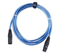 Pronomic Stage XFXM-Blue-2.5 Cavo Microfono XLR 2, 5 m Metallic Blue | Connettori: XLR femmina 3 poli ? XLR maschio 3 poli, Lunghezza: 2, Sezione conduttore: 0, 226 mm², Rame privo di ossigeno