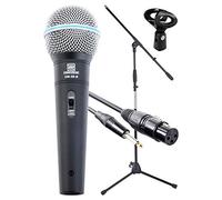 Pronomic Superstar JACK set microfono supporto clip cavo XLR
