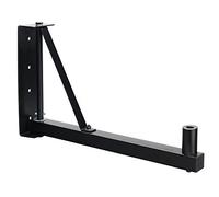 Pronomic Supporto da Parete WSM-2 per Casse PA e HiFi (adatto per casse con flangia da 35mm, orientabile orizzontalmente, stabile, metallo) nero
