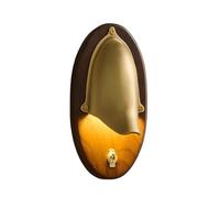 Prononi con pareti per camera da letto Vintage Ottone Luce a parete ovale legna da parete legna con interruttore a levetta g9 Base INDIUTENTE Creative Creative Art DECO IL LIMINE DECO PER CAMERA