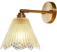 Prononi muri a led nordici leggeri a parete, moderna tazza di fiori di fiori in vetro minimalista lampade a parete per illuminazione per la camera da letto, per sala da pranzo del corridoio soggiorno